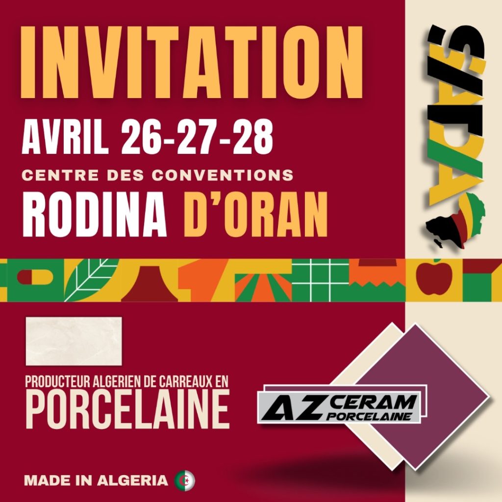 La participation d’AZCeram au centre des conventions RODINA D’ORAN